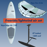 Freeride/lightwind air wingfoil set