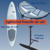 Freeride/lightwind air wingfoil set