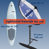 Freeride/lightwind air wingfoil set