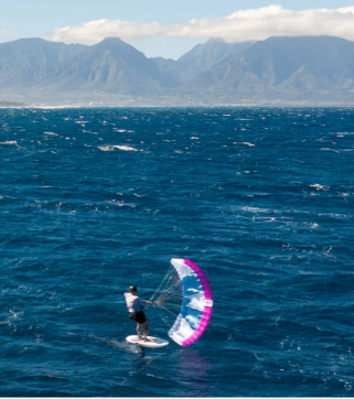 Vayu parawing foil pyro wingfoil foiling