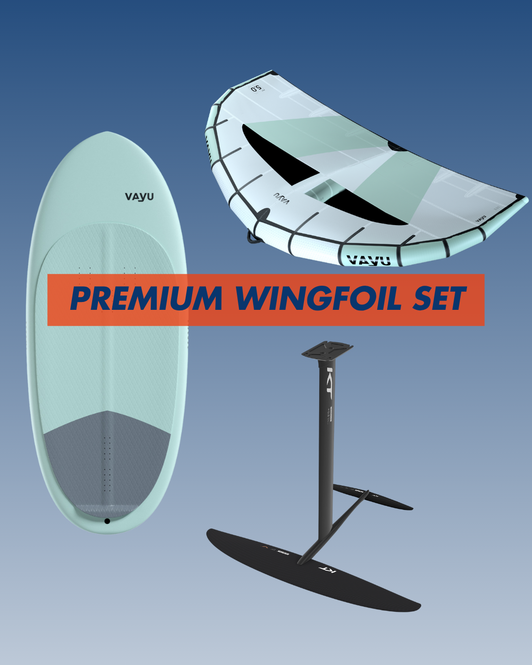 complete wingfoil foil set